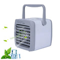 KARMAS PRODUCT Portable USB Personal Mini Air Conditioner Fan, 3 Speeds, Quiet, Adjustable Vane, Ice Water Tank, Evaporative Humidifier, Purifier, Cooling for Office, Home, Bedroom
