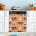 Hyjoy Dog Dishwasher Magnet Cover Decorative Magnetic Door Cover Front Dishwasher Cover Decoration Kitchen Magnetic Panel Sticker for Kitchen,23x26inch