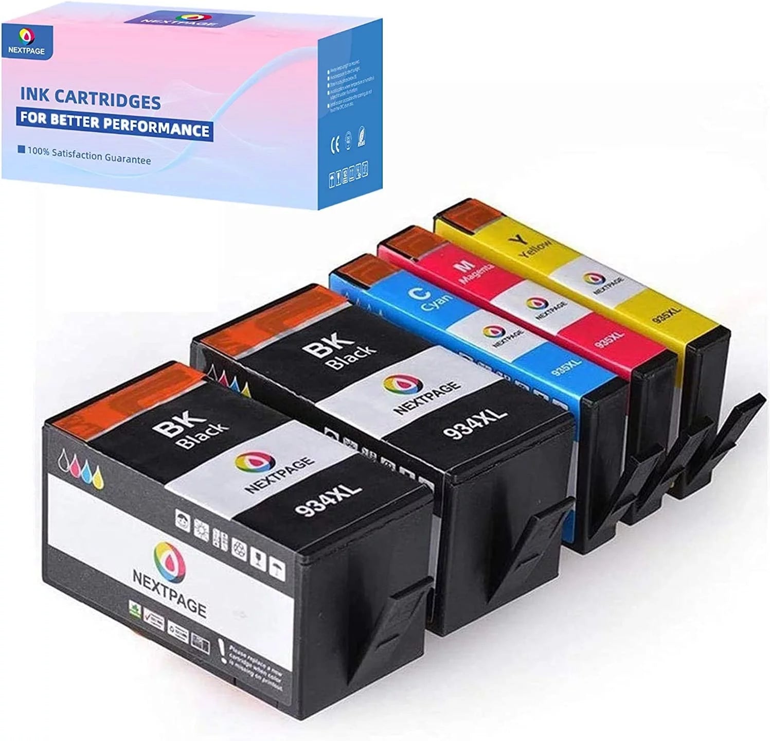 Compatible 934 935 Ink Cartridge Replacement for HP 934XL 935XL 934 935 XL Ink Cartridges for HP Officejet Pro