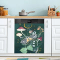 Coolnut Butterfly Dishwasher Magnet Cover Decorative Magnetic Door Cover Front Dishwasher Cover Decoration Kitchen Magnetic Panel Sticker for Kitchen,23x26inch
