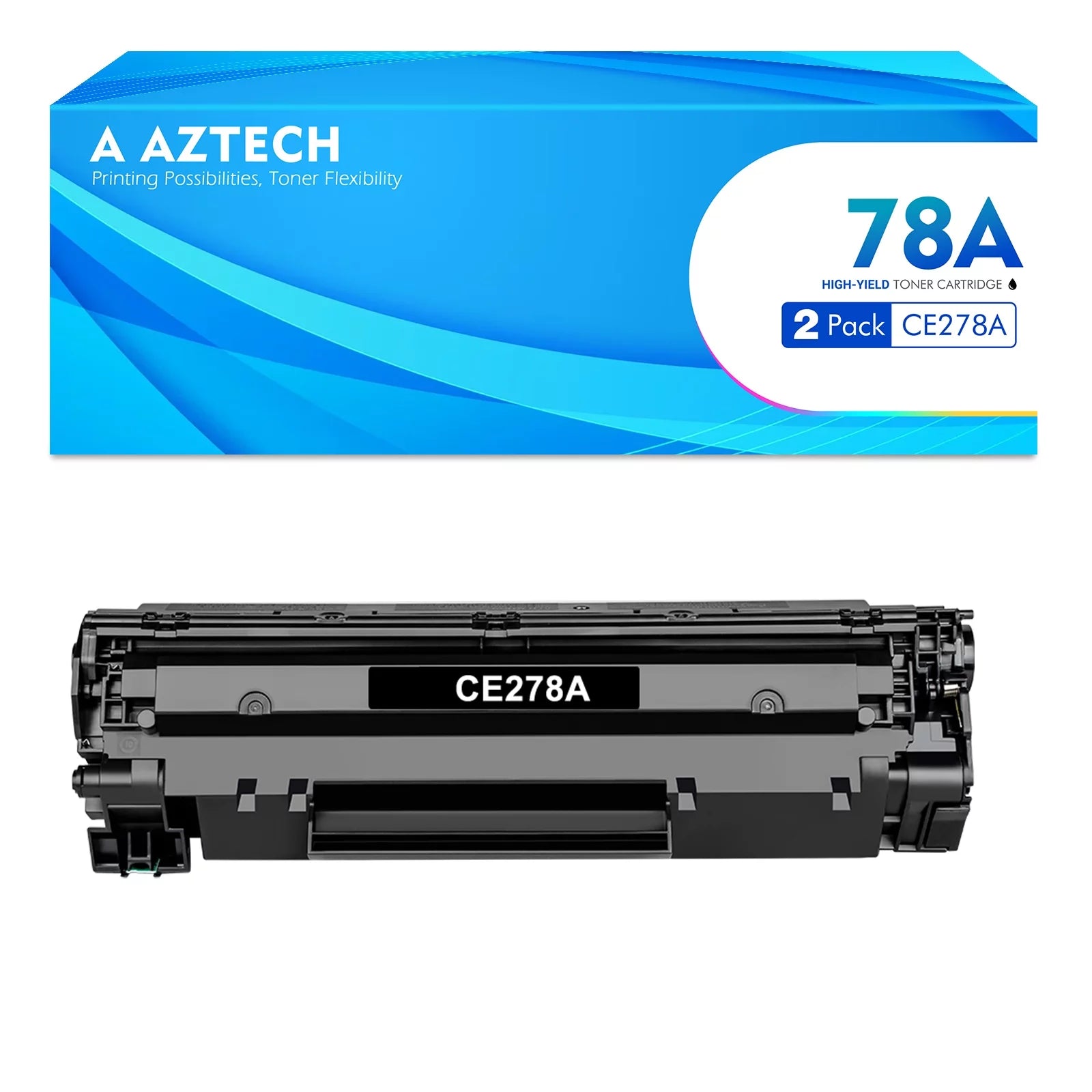 78A CE278A Toner Cartridge Compatible for HP 78A CE278A 278A HP Laserjet Pro laserjet M1536dnf MFP P1606dn 1536dnf P1606 P1566 P1560 M1536 Printer Ink (Black, 1-Pack CE278D)