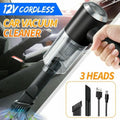 Xhy Cordless Handheld Car Vacuum Cleaner 120W Small Portable Car Vacuum Strong Suction with LED Light for Auto Home