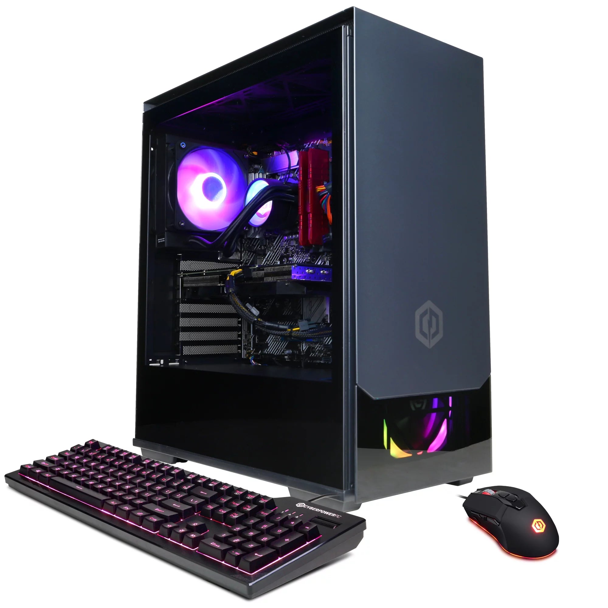 CYBERPOWERPC Gamer Supreme Liquid Cool SLC10660V6 w/ Intel Core i7-12700KF 3.6GHz CPU, 16GB DDR4, NVIDIA GeForce RTX 3080 10GB, 500GB PCI-E NVMe SSD, 1TB HDD, 802.11AC WiFi, Win 11 Home 64-Bit