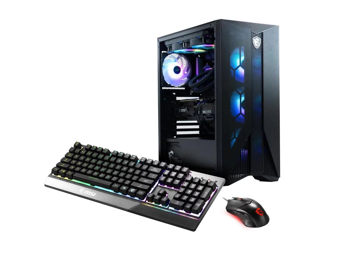 MSI Gaming Desktop Aegis RS 13NUF-465US Intel Core i9 13th Gen 13900K (3.00GHz) 32GB DDR5 2 TB PCIe SSD NVIDIA GeForce RTX 4070 Ti Windows 11 Home 64-bit