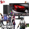 Restored Gaming Dell Desktop Computer SFF PC Core i5 CPU 8GB Ram, 120GB SSD, 1TB HDD, New 24LCD, NVIDIA GT 1030, Keyboard & Mouse, WiFi, Win10 Home (Refurbished)