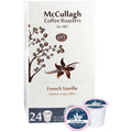 McCullagh Coffee Roasters French Vanilla Medium Roast Single Serve Coffee Cups, 24 count, (Pack of 4)