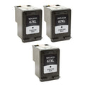 PrinterDash Replacement for Deskjet 2724/2725/2755e/4140/4155/Envy 6020/6030/6052/6075/6455/6475 Black High Yield Inkjet (3/PK-300 Page Yield) (NO. 67XL) (3YM56AN_3PK)