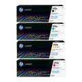 HP 410X (CF410X, CF411X, CF412X, CF413X) Black/Cyan/Magenta/Yellow Original LaserJet Toner Cartridges, 4-Color Set
