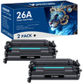 MICOTONER 26A Black Toner Cartridge 2-Pack Compatible for HP 26A CF226A 26X LaserJet Pro M402dn M402n M402d M402dw MFP M426dw M426fdw M426fdn M402 M426 Printer