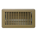 Tru Aire 4 in. H X 8 in. W 2-Way Powder Coat Brown Steel Floor Register