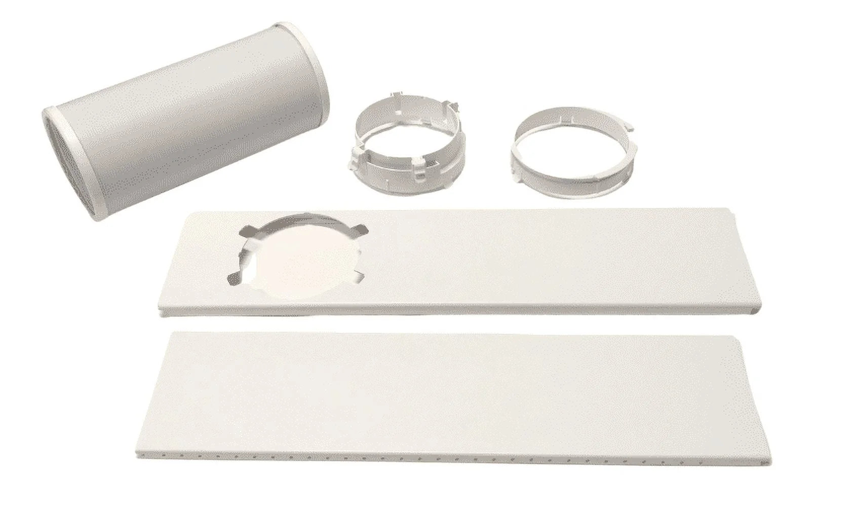 OEM Midea Air Conditioner AC White Window Exhaust Kit Originally Shipped With AKPD12CR4, AKPD12CR61E, AKPD12ER4