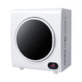 GYJ40-88C1-E Compact Portable Household Clothes Dryer 2.6CUFT Drum Dryer with LED Display -White 110V 4KG Low Noise for Home,Laundry,Apartment