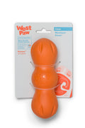 West Paw Zogoflex Rumpus Medium 6.25 Dog Toy Tangerine