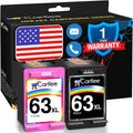 Cartlee Remanufactured Ink Cartridge Replacement for HP 63XL 63 XL for HP Printers Officejet 3830 Envy 4520 Officejet