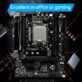 Apexeon Gaming Motherboard 3200MHz Frequency LGA1700,Perfect for Core i3/i5/i7/i9 & Celeron/Pentium Processors