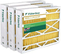 Filterbuy 21x21.5x5 MERV 11 Pleated HVAC AC Furnace Air Filters for Trane Perfect Fit (3-Pack)