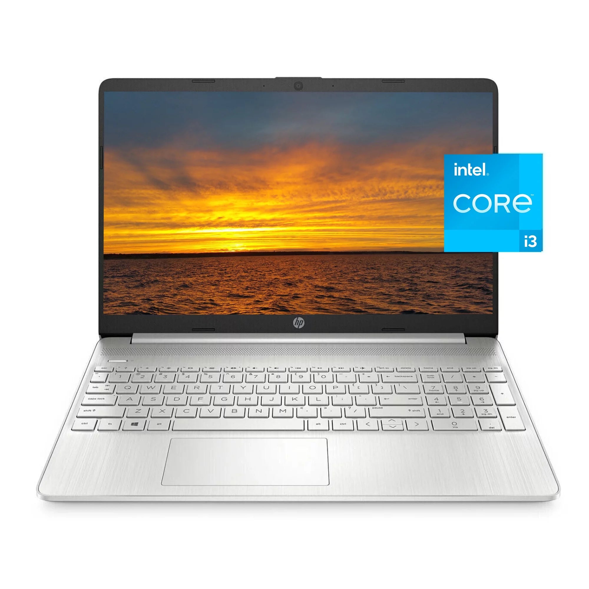 HP 15 15.6 HD Laptop Computer, Intel Core i3-1115G4, 8GB RAM, 1TB PCIe SSD, Bluetooth, Wi-Fi 6, Windows 11 Home (S Mode), Natural Silver