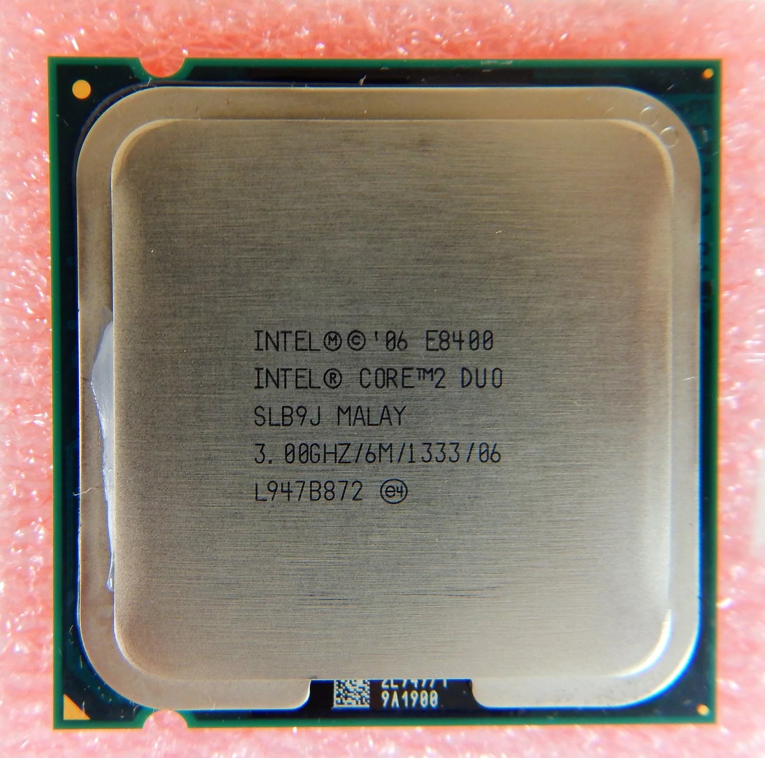 Intel Core Duo E8400 3.00GHz 6MB 1333MHz CPU SLB9J Clean Pull