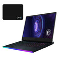 MSI GE66 15.6 FHD 240hz Gaming Laptop, Core i7-10750H, Graphics NVIDIA GeForce RTX 3070 (64GB DDR4 RAM | 2TB PCIe SSD) 720p Webcam, RGB Keyboard, Windows 10 Bundle W/JTD Pad