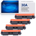 Arcon 30A CF230A 30X CF230X Toner CartridgesvCompatible for HP LaserJet Pro MFP M227fdw M227fdn Pro M203dw M203d M203dn High Yield Printer (Black,4-Pack)