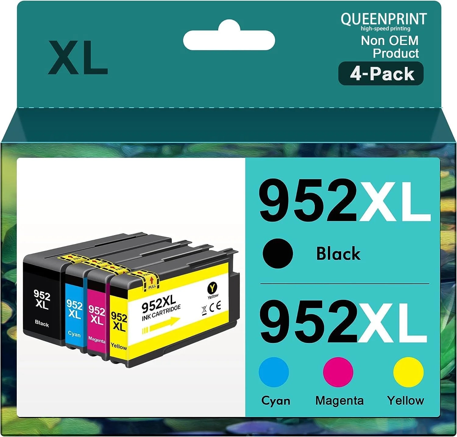 952XL 952 XL Higher Yield Upgraded Ink Cartridges Replacement for HP 952 XL Ink Cartridges Combo Pack Use
