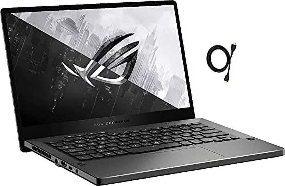2021 Asus ROG Zephyrus G14 GA401IH 14 FHD Premium Gaming Laptop, AMD 8-Core Ryzen 7 4800HS, 16GB RAM, 512GB PCIe SSD, NVIDIA GeForce GTX 1650, Backlit Keyboard, Windows 10 + HDMI Cable