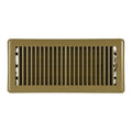1pack ZoroSelect 4MJE8 Floor Register , 6 X 14 , Brown , Steel