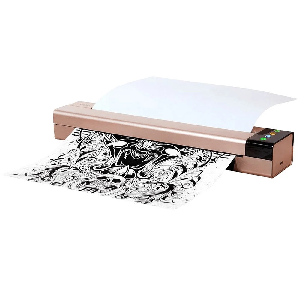 Portable Ta-ttoo Transfer Stencil Machine Mini USB Port Thermal Copier Printer Compatible with Mobile Phone Device and Computer