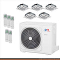 Cooper & Hunter Mini Split AC Heat Pump 5 Zone 12000 12000 12000 12000 120000