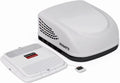 FOGATTI All-in-One Unit RV Rooftop Air Conditioner 15,000 BTU and 65 dB(A) Air Distribution Box & Remote Controller Included