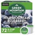 Green Mountain Coffee Roasters Wild Mountain Blueberry, Single-Serve Keurig K-Cup Pods, Flavored Light Roast Coffee, 72 Count