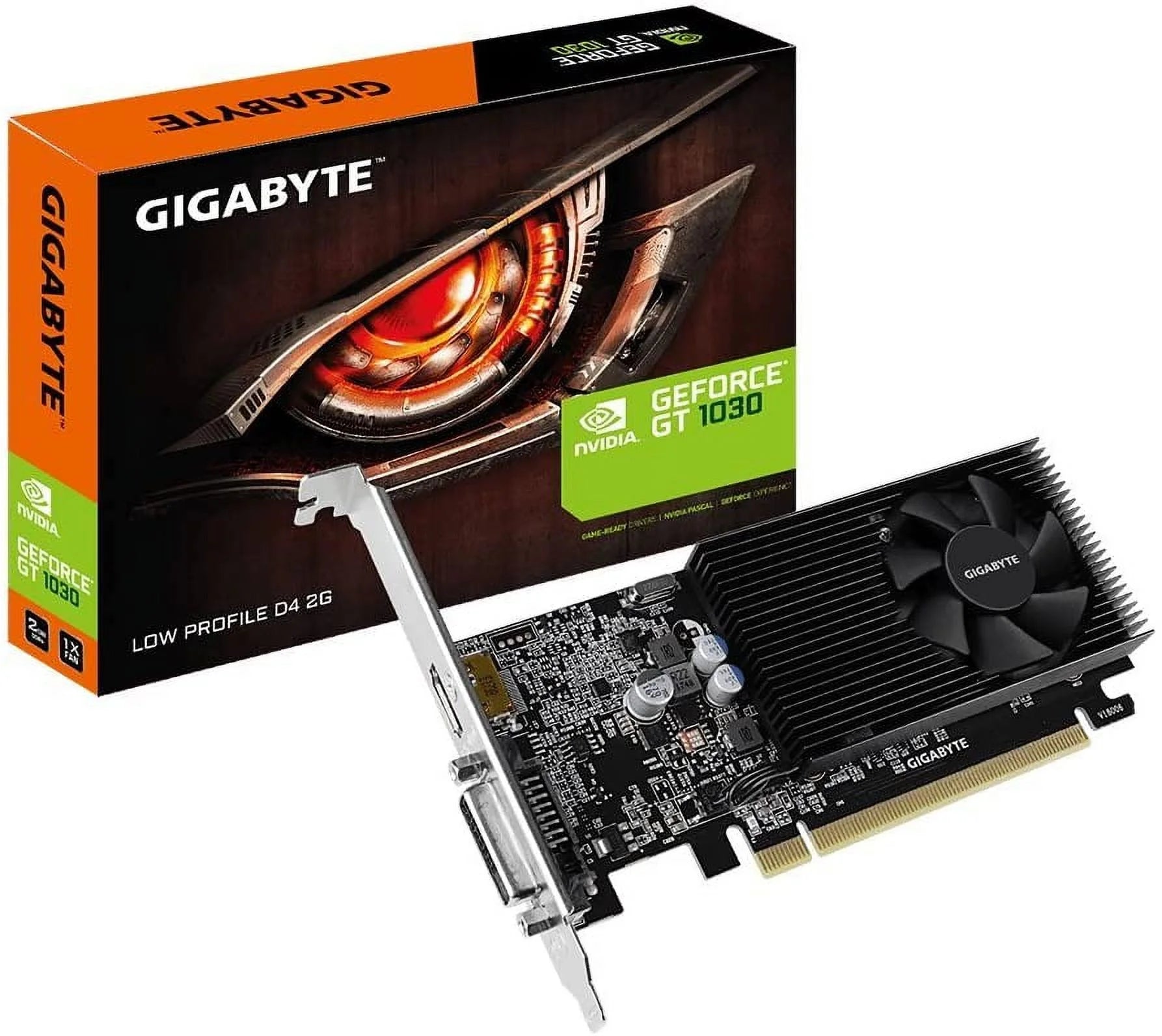 Open Box Gigabyte GeForce GT 1030 2GB DDR4 Graphics Card GV-N1030D4-2GL