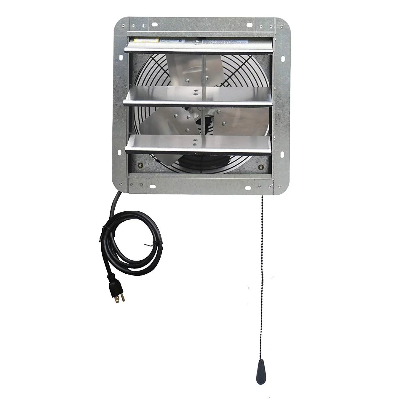 iLiving ILG8SF12V-T 12 Inch 3 Speed Attic Garage Ventilation Shutter Exhaust Fan