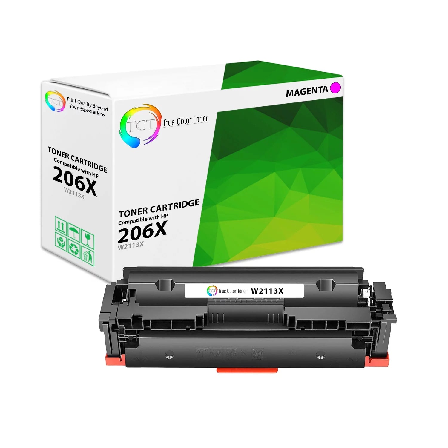 TCT Compatible Toner HY Cartridge Replacement for the HP 206X Series - 1 Pack Magenta
