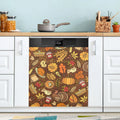 Coolnut Thanksgiving Dishwasher Magnet Cover Decorative Magnetic Door Cover Front Dishwasher Cover Decoration Kitchen Magnetic Panel Sticker for Kitchen,23x26inch